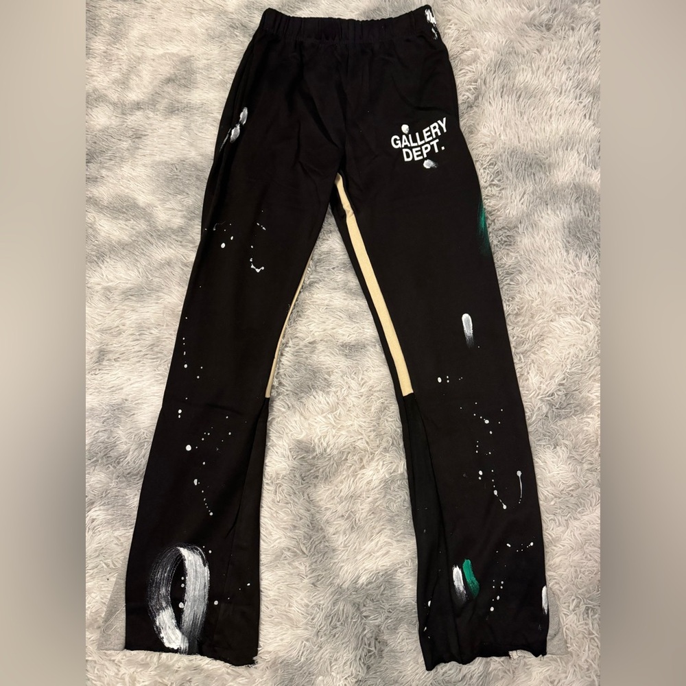 Gallery Dept Painted Flare Sweatpants Black Size Medium or Large